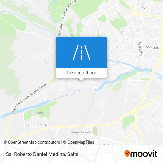 Ss. Roberto Daniel Medina map