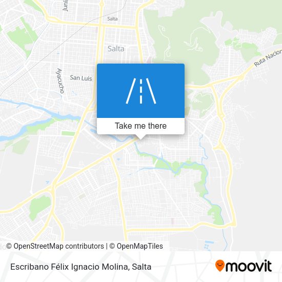 Escribano Félix Ignacio Molina map
