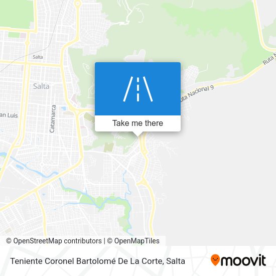 Teniente Coronel Bartolomé De La Corte map