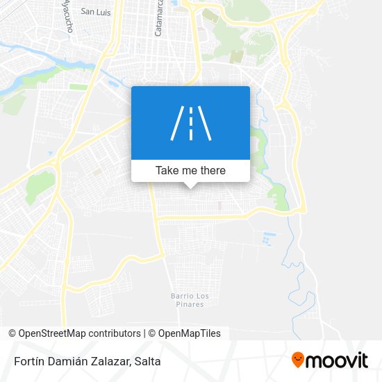 Mapa de Fortín Damián Zalazar