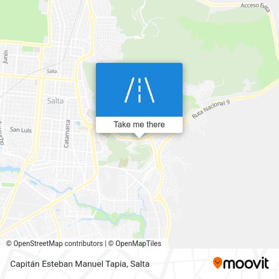 Mapa de Capitán Esteban Manuel Tapia