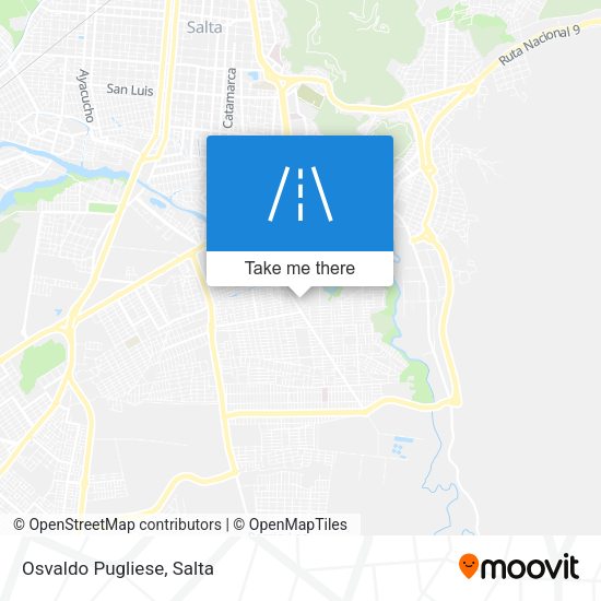 Mapa de Osvaldo Pugliese