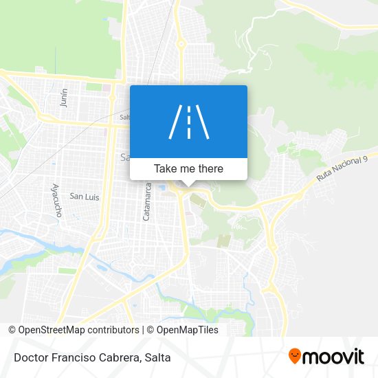 Mapa de Doctor Franciso Cabrera