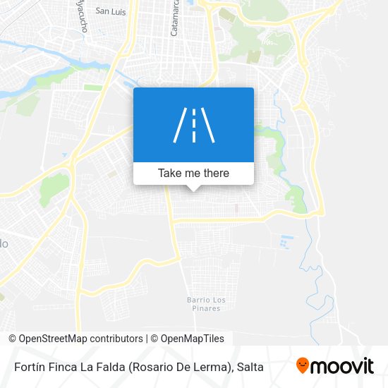 Fortín Finca La Falda (Rosario De Lerma) map