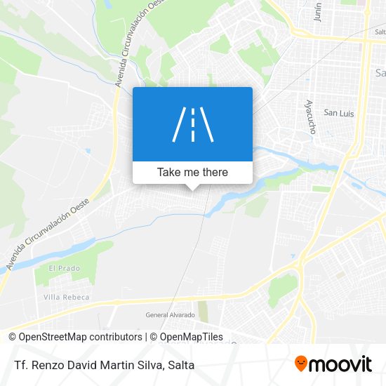 Mapa de Tf. Renzo David Martin Silva