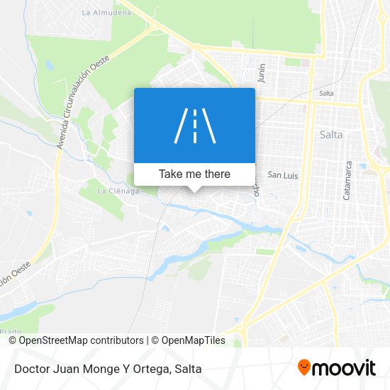 Doctor Juan Monge Y Ortega map