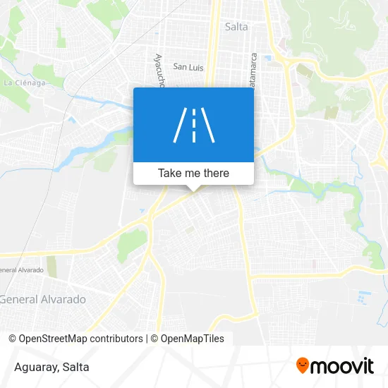 Mapa de Aguaray