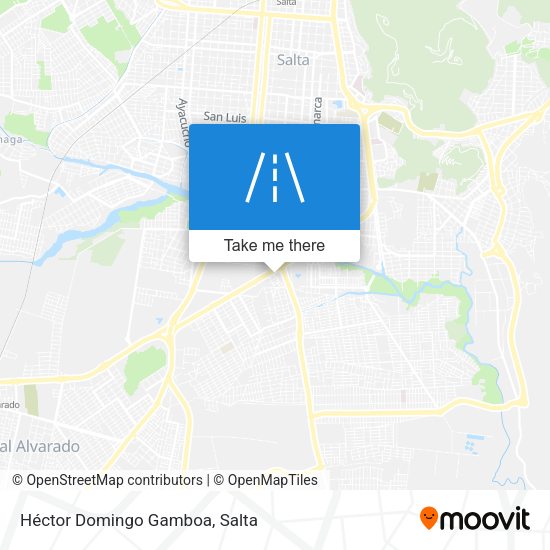 Héctor Domingo Gamboa map