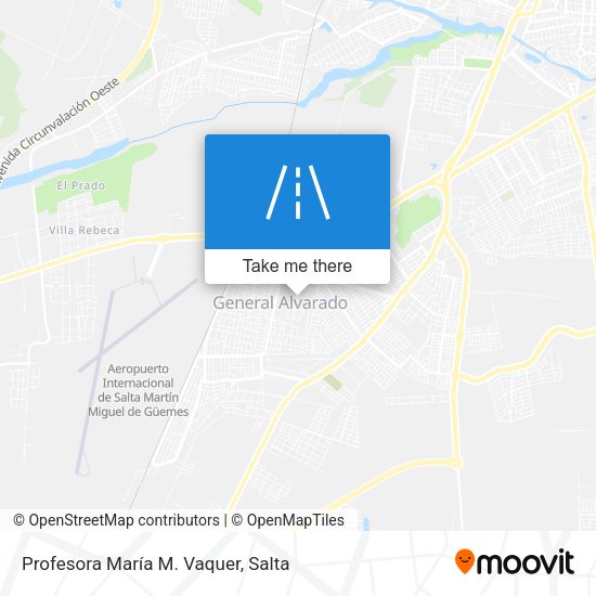 Profesora María M. Vaquer map