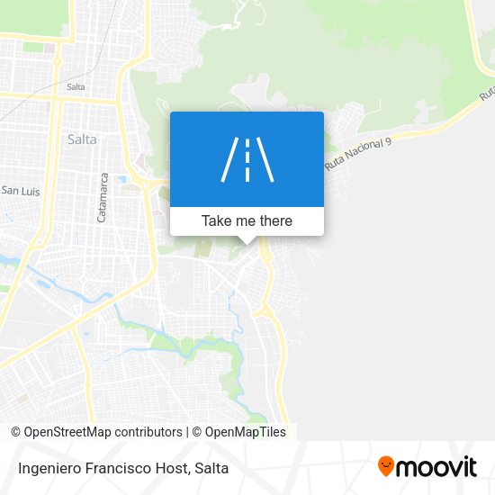 Mapa de Ingeniero Francisco Host