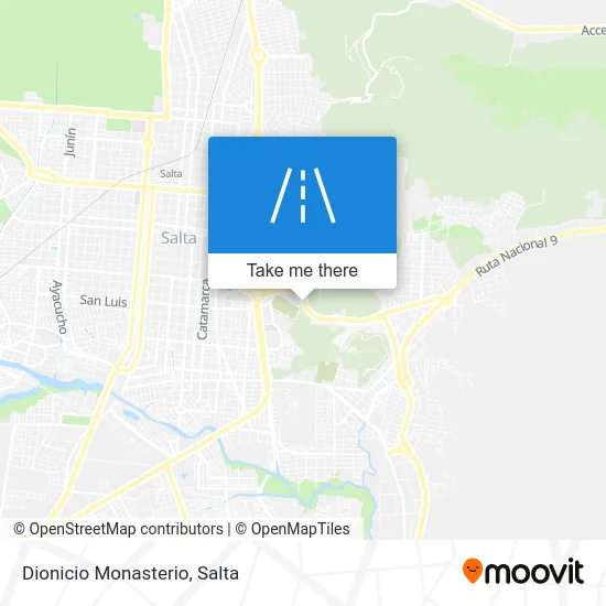 Dionicio Monasterio map