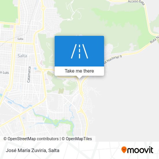 José María Zuviría map