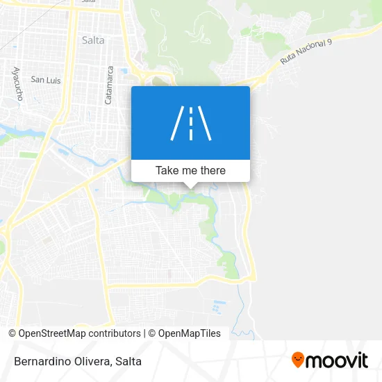 Mapa de Bernardino Olivera