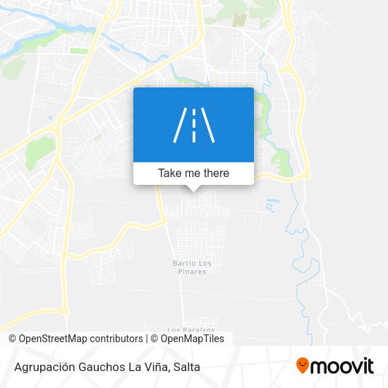 Agrupación Gauchos La Viña map