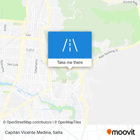 Capitán Vicente Medina map