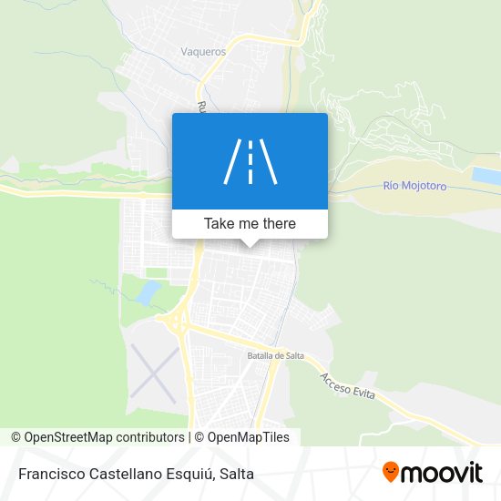 Mapa de Francisco Castellano Esquiú