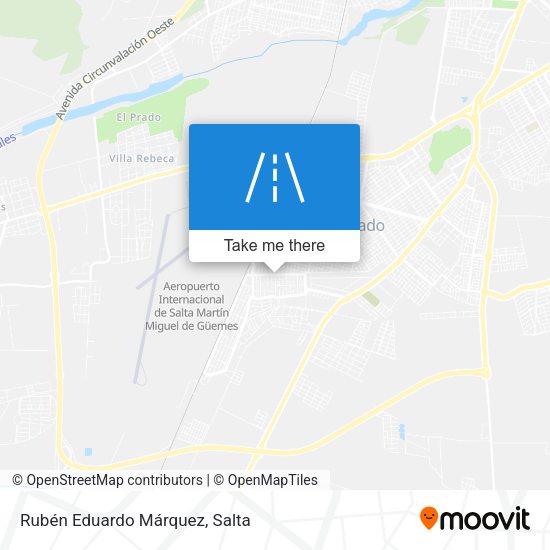Rubén Eduardo Márquez map