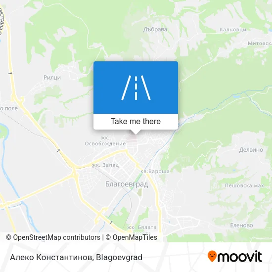 Карта Алеко Константинов