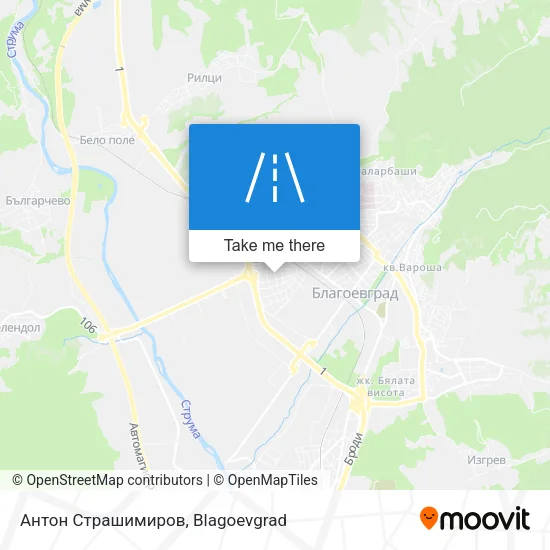 Карта Антон Страшимиров