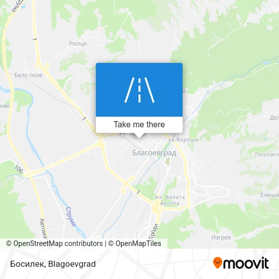 Карта Босилек