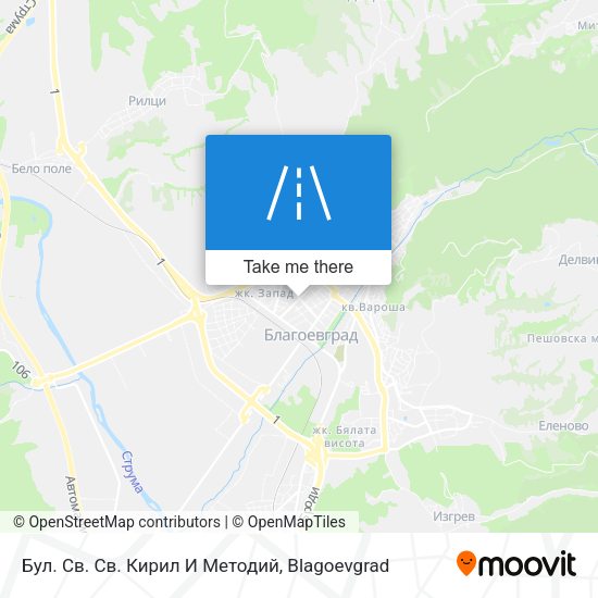 Бул. Св. Св. Кирил И Методий map