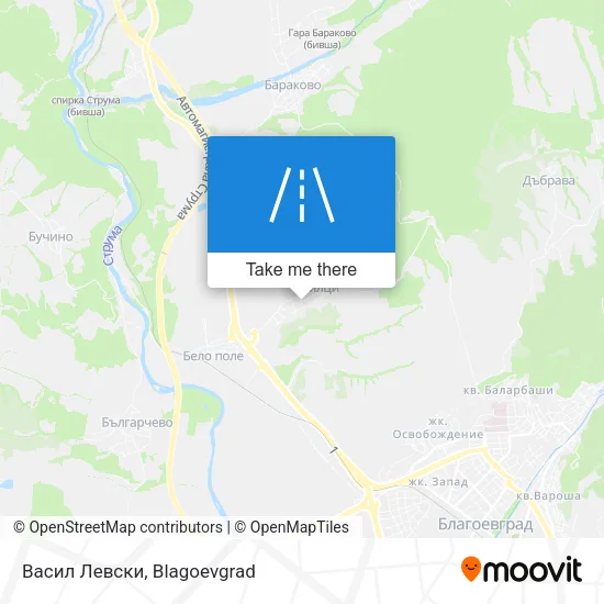 Карта Васил Левски