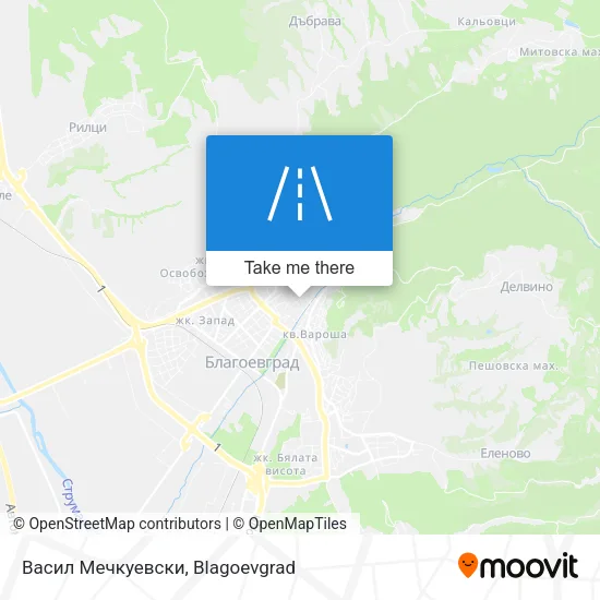 Карта Васил Мечкуевски