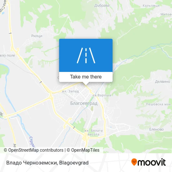 Карта Владо Черноземски