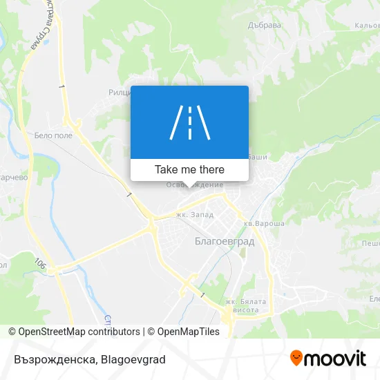 Карта Възрожденска