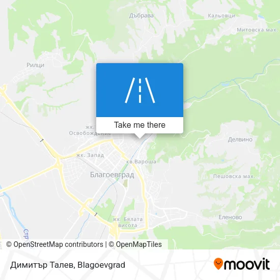 Карта Димитър Талев