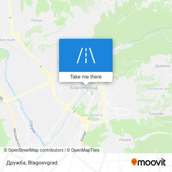 Карта Дружба