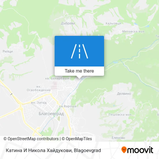 Карта Катина И Никола Хайдукови