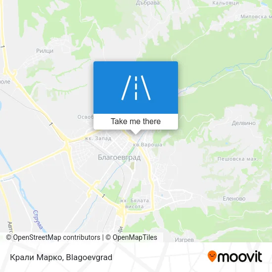 Карта Крали Марко