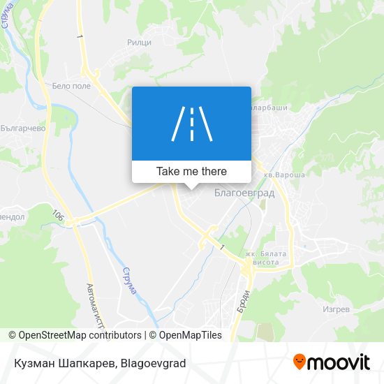 Кузман Шапкарев map