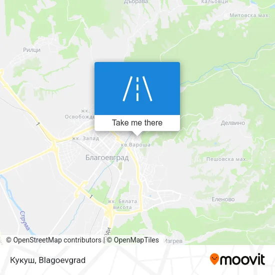 Карта Кукуш