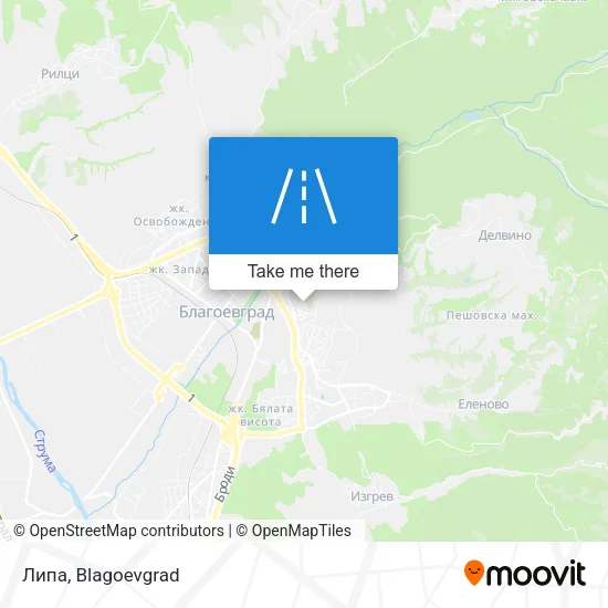 Карта Липа