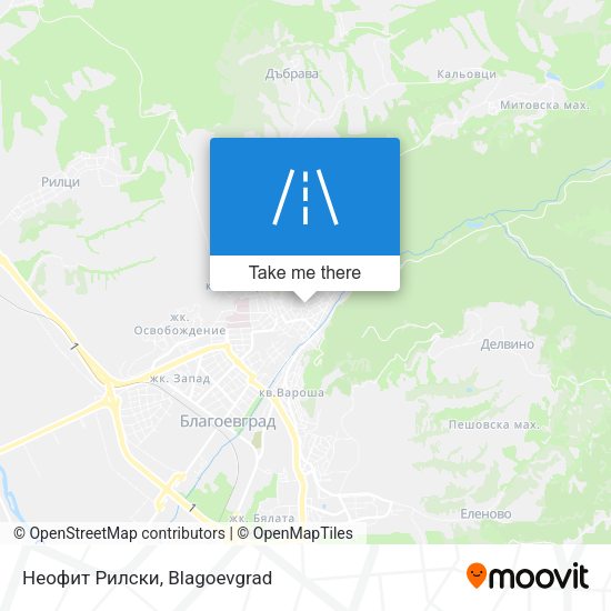 Неофит Рилски map