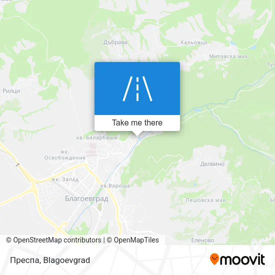Карта Преспа
