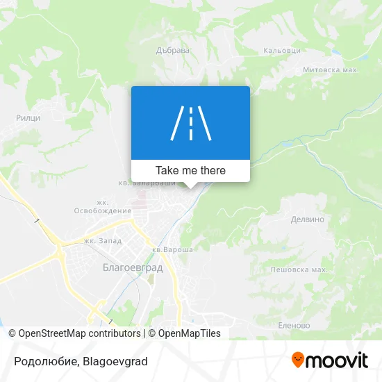 Карта Родолюбие