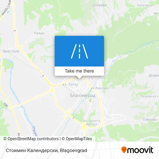 Карта Стоимен Календерски