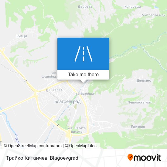 Карта Трайко Китанчев