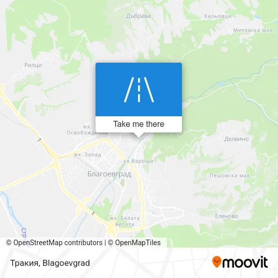 Карта Тракия