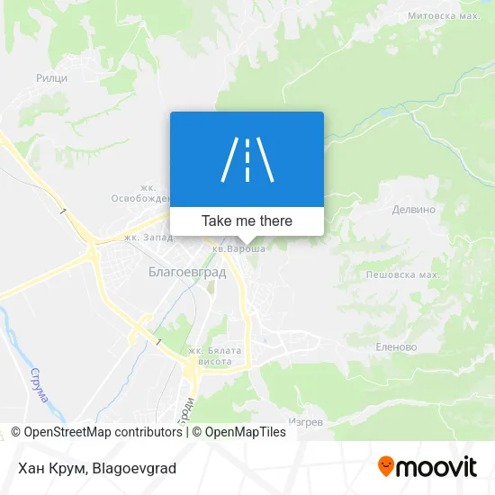 Карта Хан Крум
