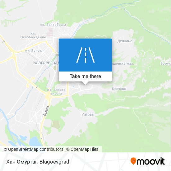 Хан Омуртаг map