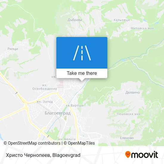 Карта Христо Чернопеев