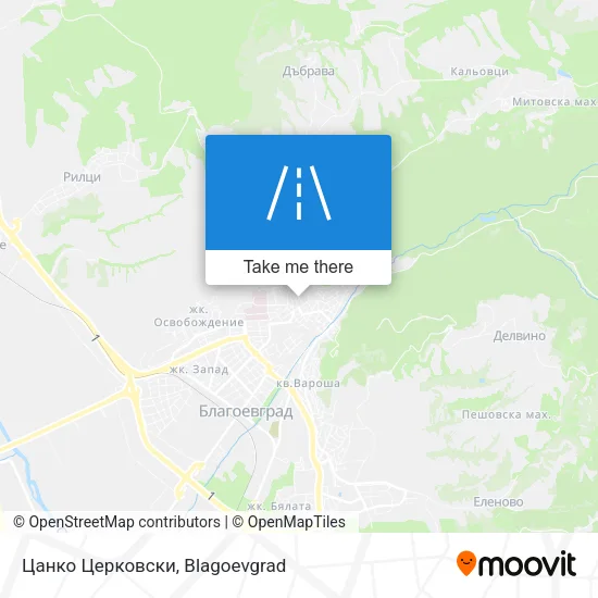 Карта Цанко Церковски