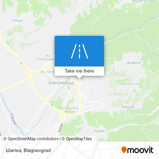 Карта Шипка