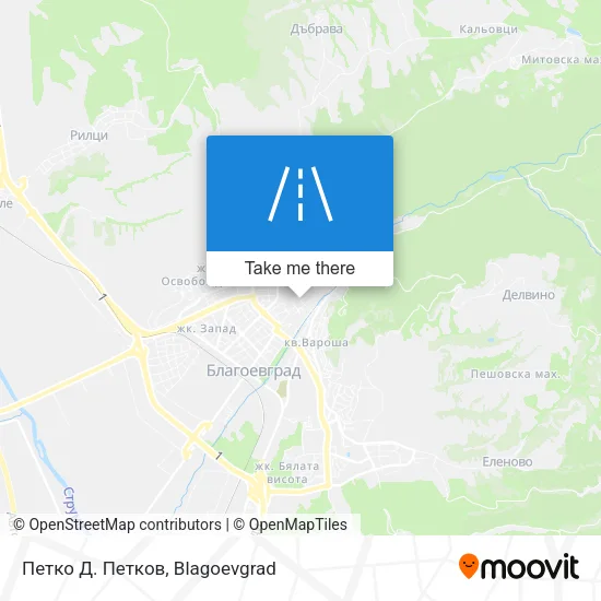 Карта Петко Д. Петков