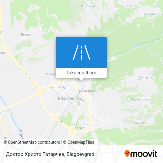 Карта Доктор Христо Татарчев