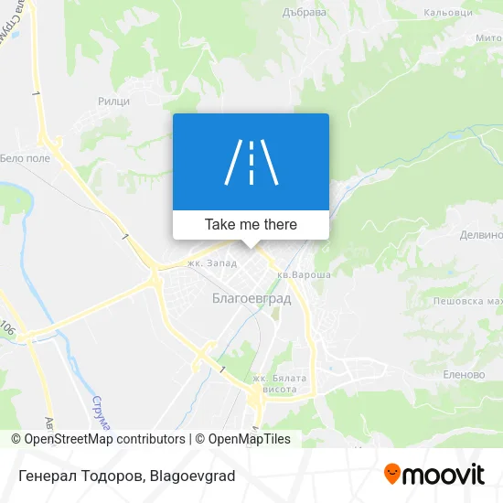 Карта Генерал Тодоров